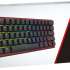 Клавиатура Redragon Fizz Pro,  USB, Bluetooth/Радиоканал, черный + красный [70666]